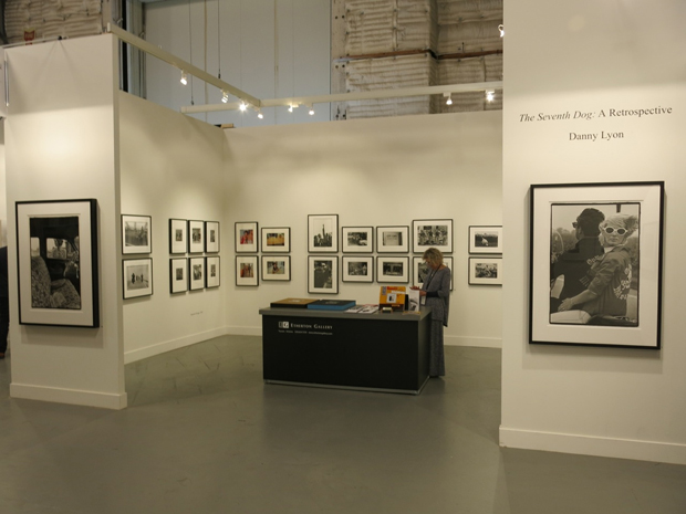 The Danny Lyon booth at Paris Photo LA