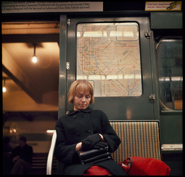 Subway Woman - Danny Lyon