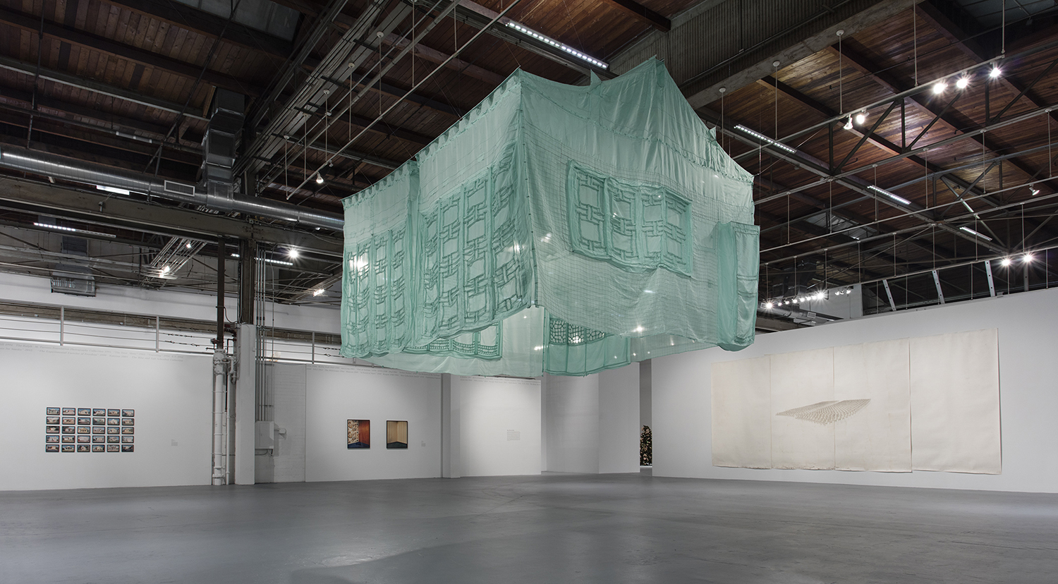 Seoul Home/L.A. Home/New York Home/Baltimore Home/London Home/Seattle Home/L.A. Home (1999) by Do-Ho Suh at MOCA. Image courtesy of MOCA