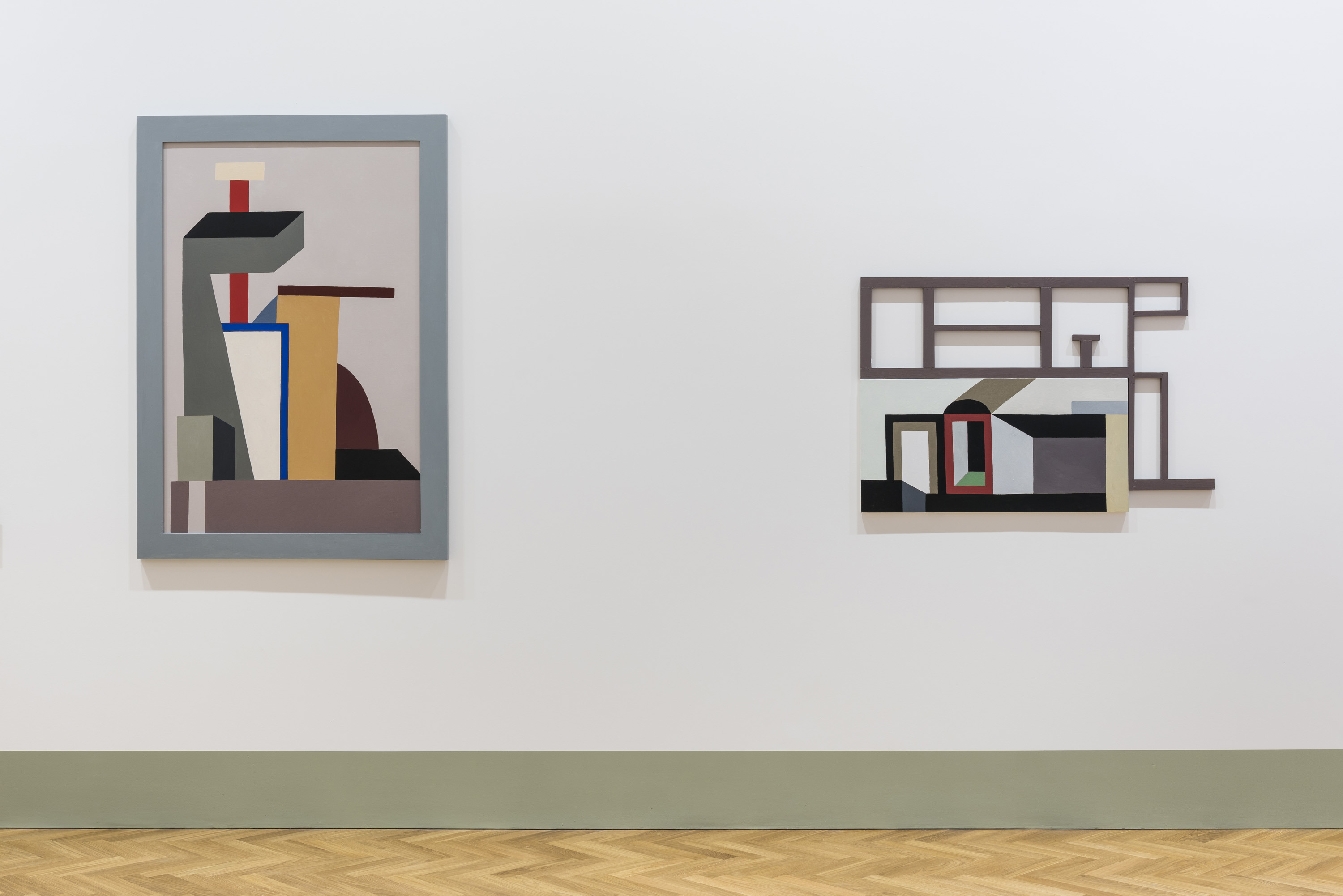 An installation view of Nathalie Du Pasquier's new exhibition at Pace in London. Copyright Nathalie Du Pasquier, Courtesy Pace Gallery