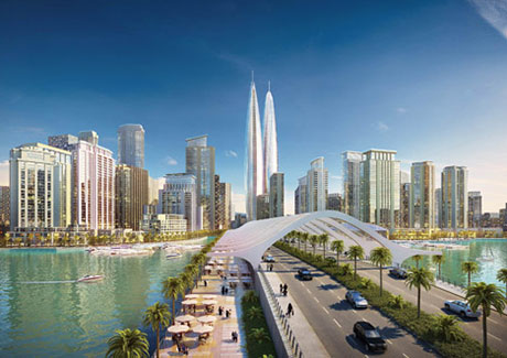 The Dubai Creek Harbour at The Lagoons