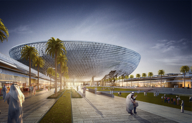 Perkins + Will's Mohammed bin Rashid Stadium. Image courtesy of Perkins + Will