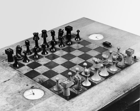 Man Ray Chess Set - Board and Pieces