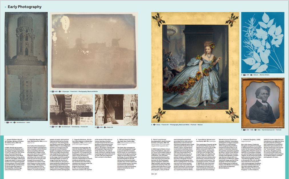 The early photography pages from Art =