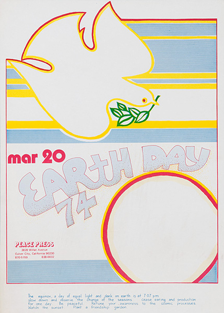 Earth Day ‘74, Bob Zaugh, Tracy Okida, Peace Press, 1974