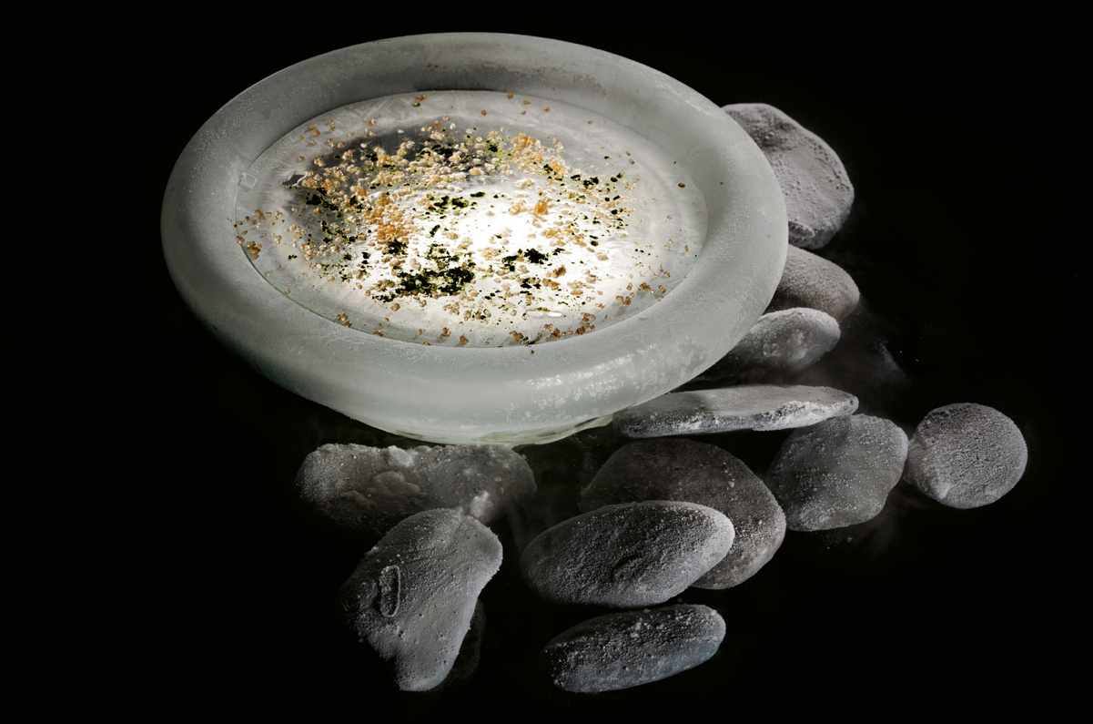 Mentholated pond, from elBulli 2005-2011