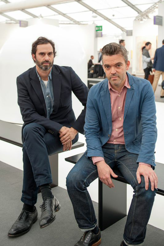 Edward Barber of Barber & Osgerby and Jason Holley, director of Universal Design Studio