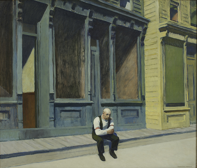 Edward Hopper: Sunday, 1926, The Phillips Collection, Washington D.C.