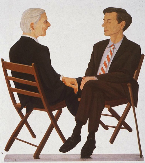 Edwin and Rudy (1968) by Alex Katz