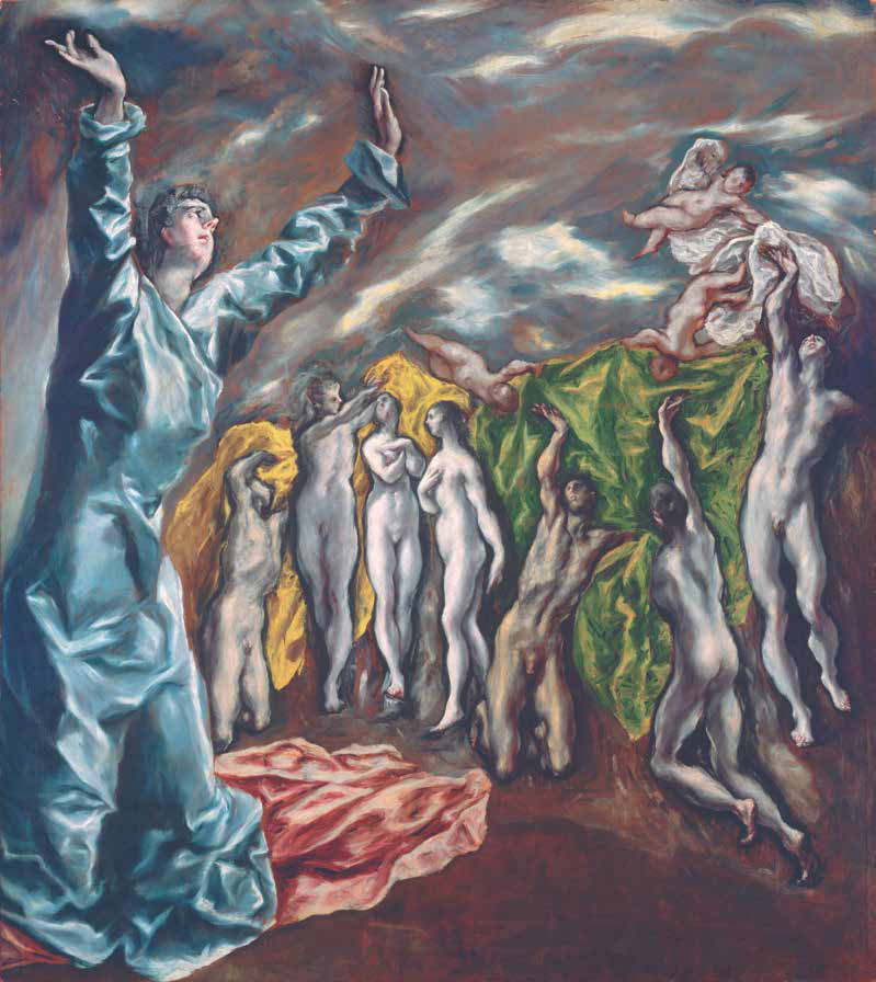 The Vision of Saint John (c. 1609–14) by El Greco, as featured in The Artist Project