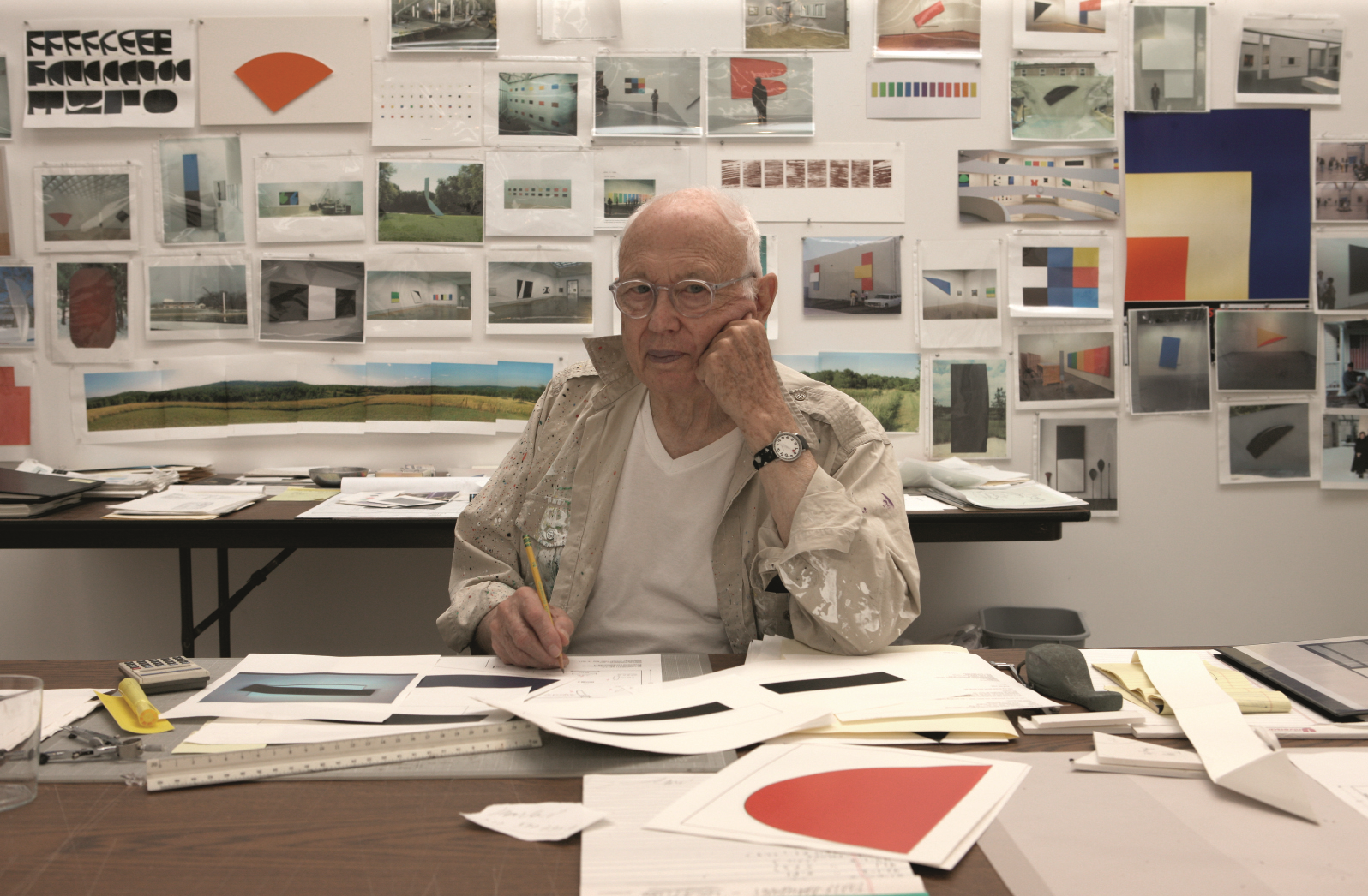 Ellsworth Kelly, Spencertown, NY, 2012. Photo credit: © Jack Shear