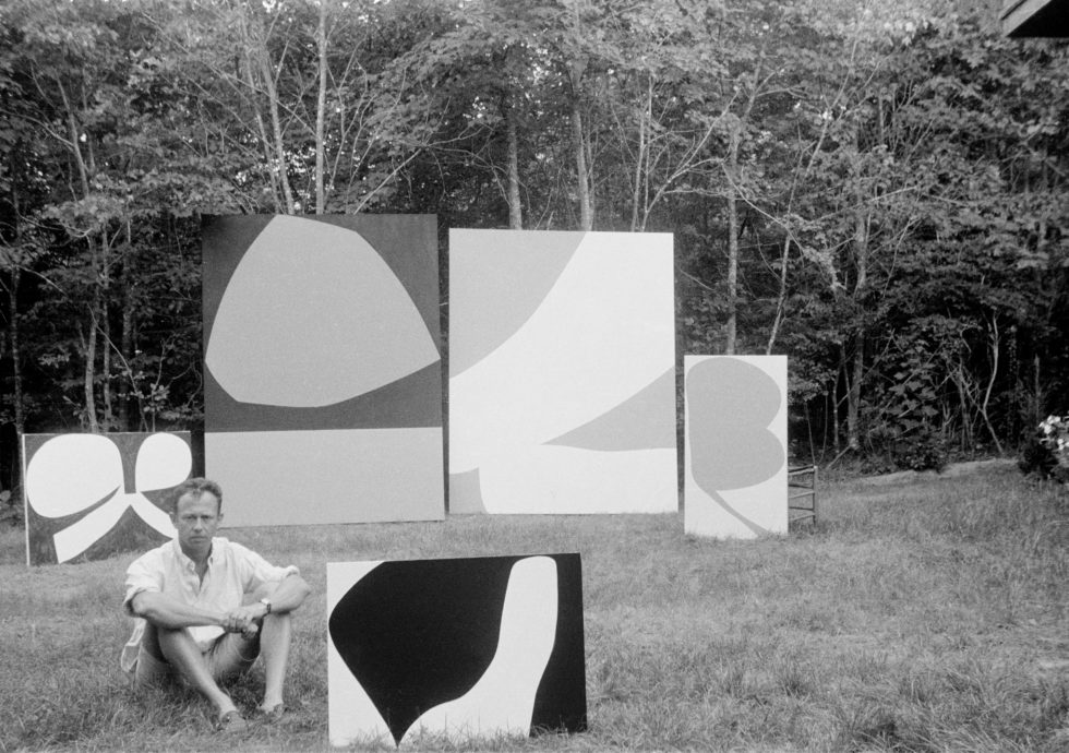 Ellsworth Kelly in Springs, East Hampton, NY 1960