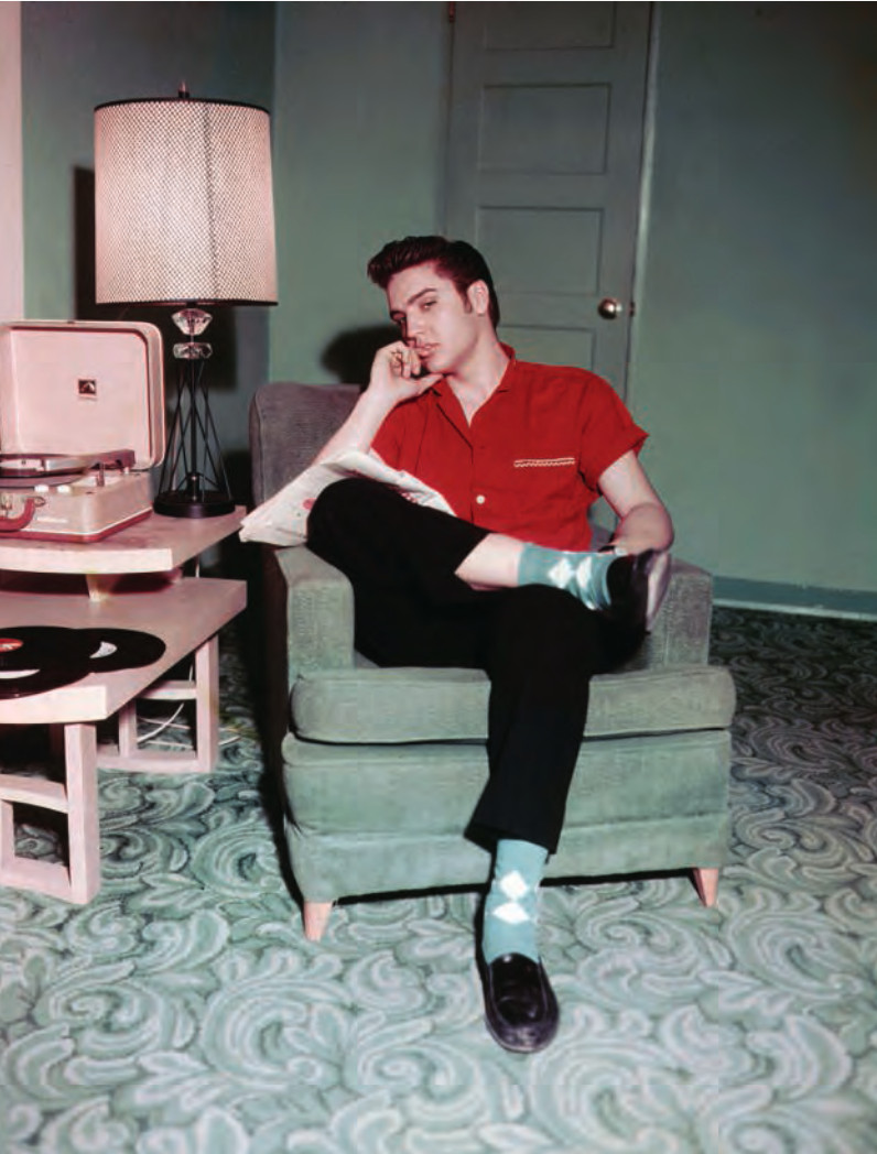 Elvis Presley, 1956, as featured in The Men's Fashion Book