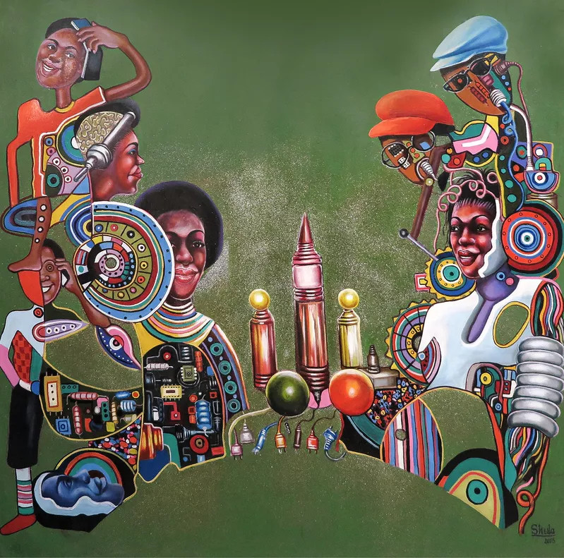 Monsengo Shula, Embryon du 21ème siècle   (‘21st-century Embryo’), (2015)