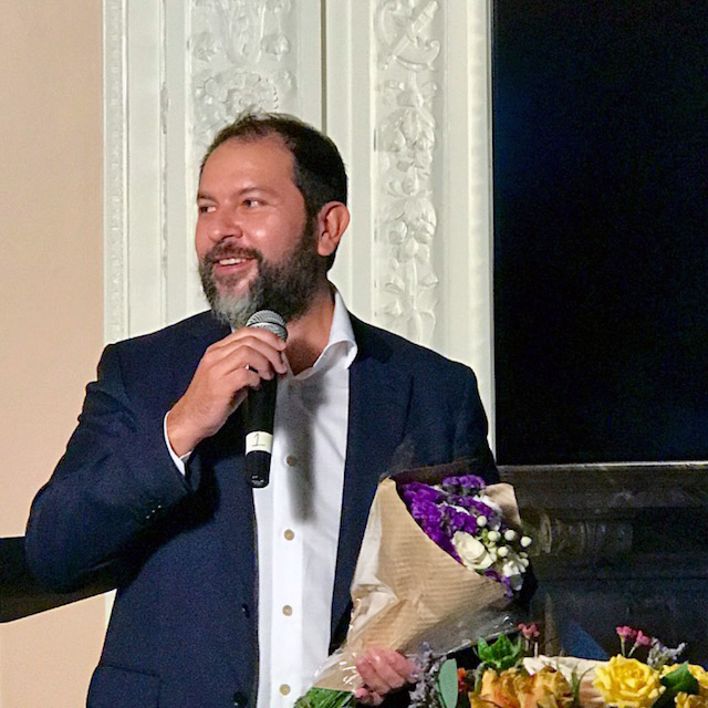 Enrique Olvera at the New York awards ceremony