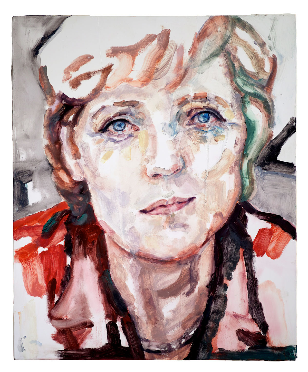 Have you seen Elizabeth Peyton’s portrait of Angela Merkel?