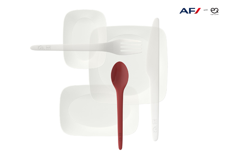 Eugeni Quitllet's new cutlery for Air France