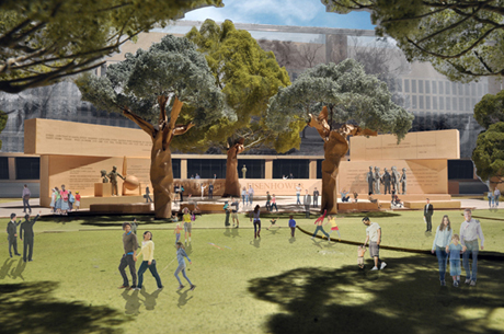 Frank Gehry's  Eisenhower Memorial