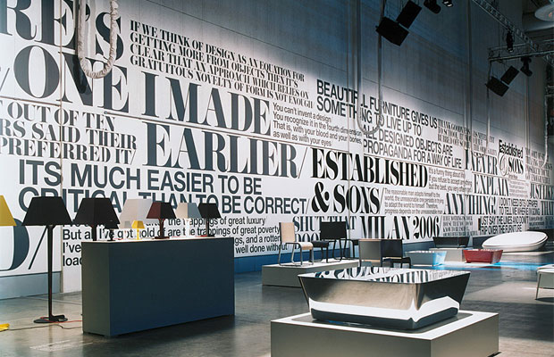 Installation view, Salone Internazionale del Mobile (2006)