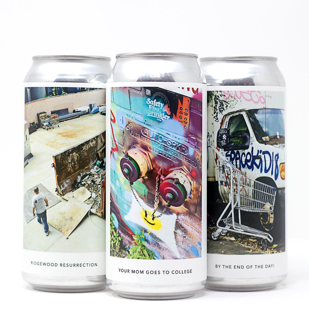 New beer can designs for Evil Twin Brewing New York City