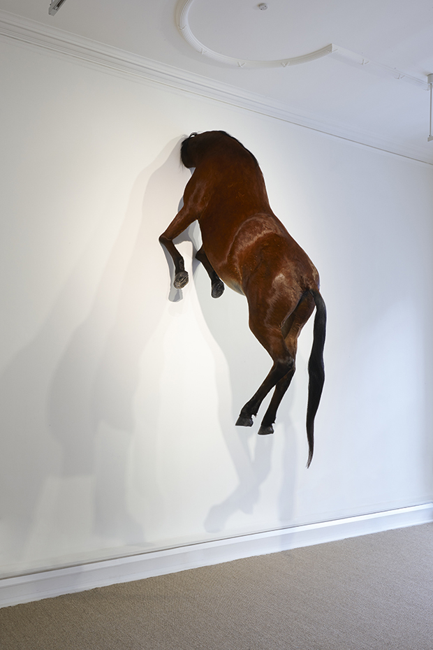 Untitled (2007) by Maurizio Cattelan. Courtesy of Luxembourg & Dayan.