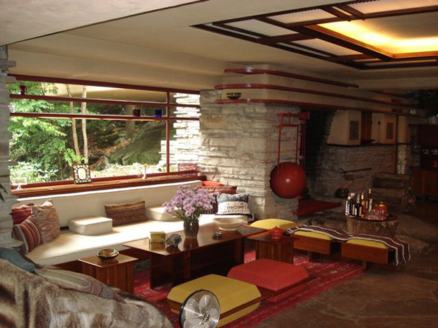 Inside Fallingwater