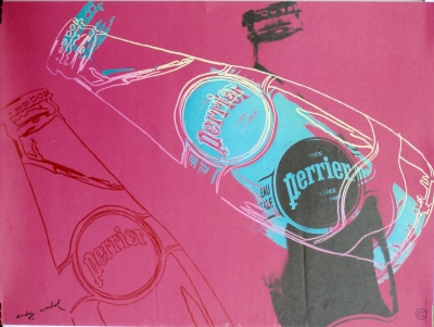 Warhol's Perrier bottles (c. 1982)