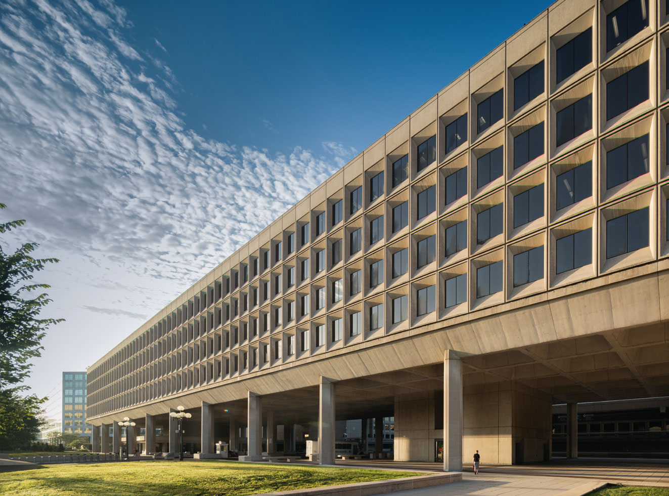 The J. Edgar Hoover Building, Washington D.C.. All photographs by Darren Bradley and reproduced in our new Mid-Century Modern Architecture Travel Guide: East Coast USA