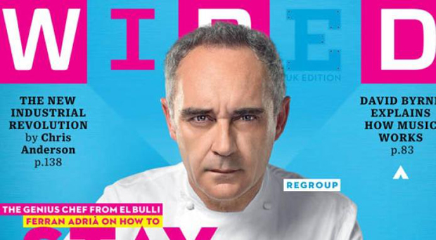 Ferran Adria on the October cover of Wired