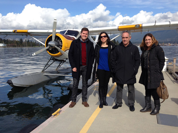 Peter Tittiger, Sofia Perez, Ferran and associate Gisela Rosell