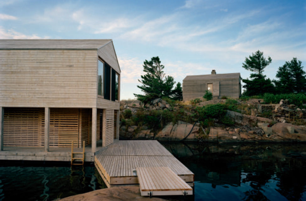 Floating House (MOS Architects) 2005, Lake Huron, Ontario, Canada