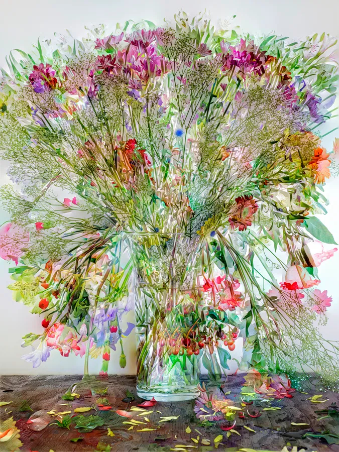 Flowers for Lisa #1, 2014 by Abelardo Morell, from Flower: Exploring the World in Bloom