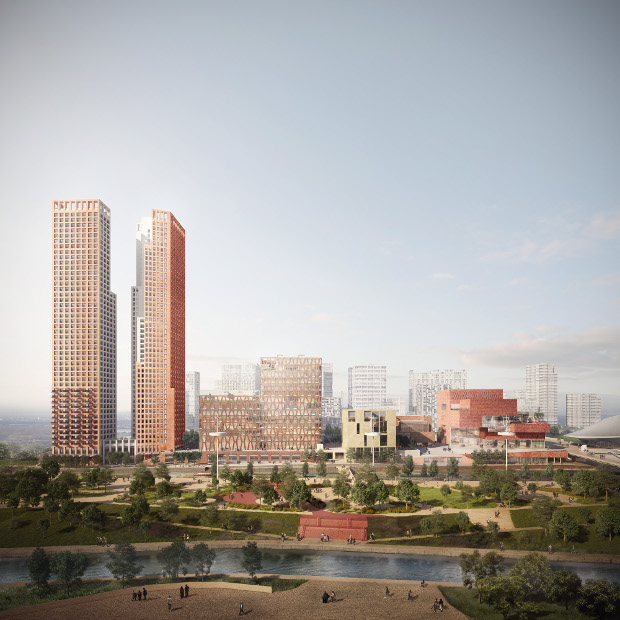 New images released for Stratford Waterfront. Renderings by Forbes Massie