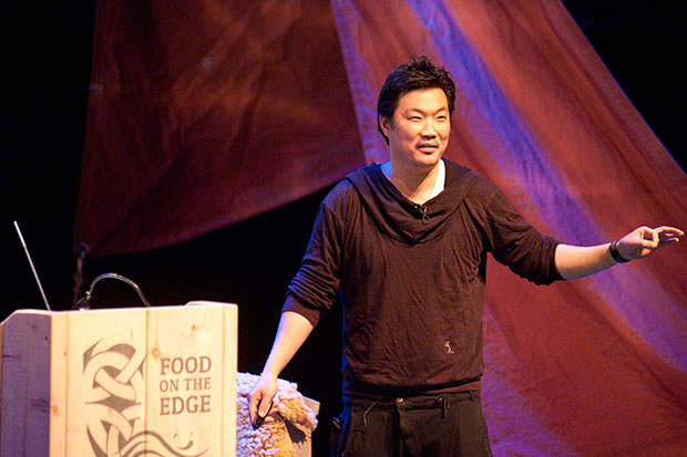 Andrew Wong at Food On The Edge photo Declan Monaghan