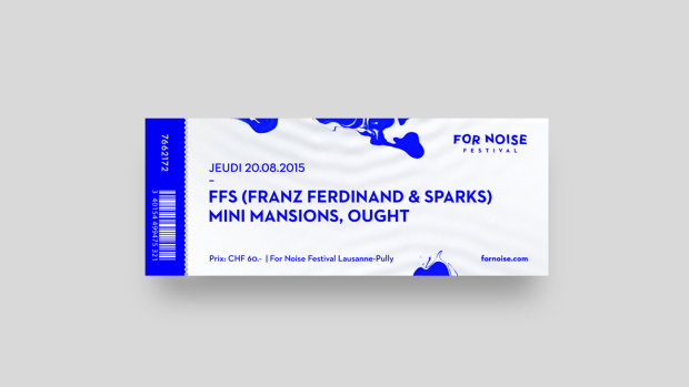 Alexandre Pietra's treatment for the For Noise festival