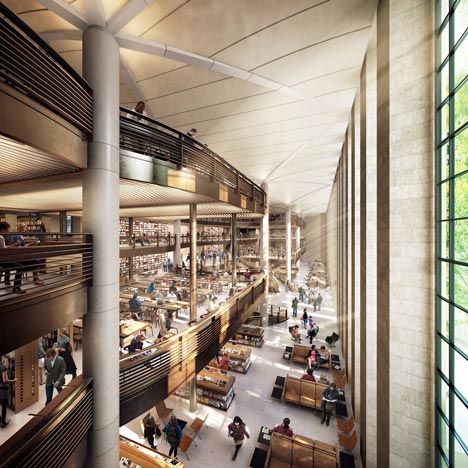 Foster + Partners' plans for The New York Public Library