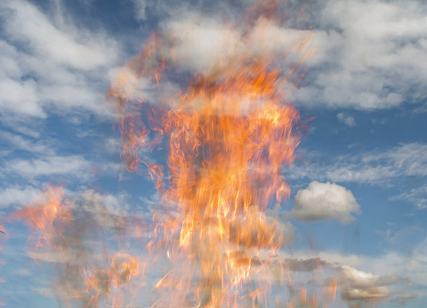 Fire, France (2011) from Joel Meyerowitz's Elements series