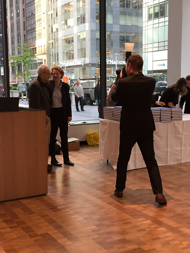 Frank and Annabelle at Steinway Hall, New York