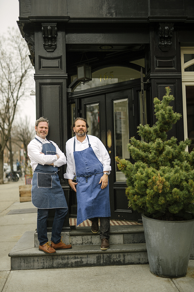 The two Franks in front of Prime Meats. Photo by Daniel Krieger