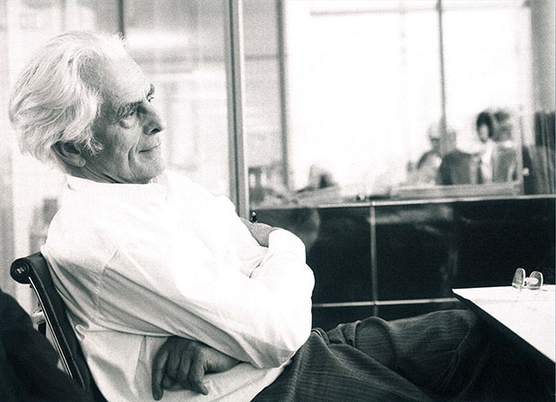Otto Frei pictured in his Stuttgart home office photo courtesy Pritzer Prize