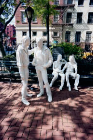 Gay Liberation, 1980, New York City, USA, by George Segal