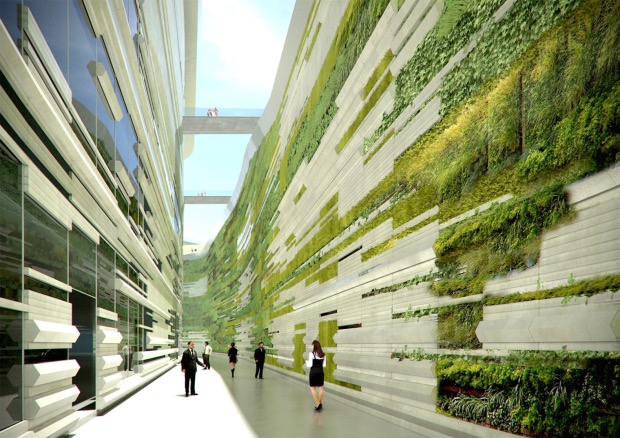 The Fangshan Tangshan National Geopark by HASSELL. Image by Studio Odile Decq
