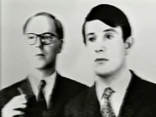 Still from  A Portrait of the Artists as Young Men (1972) by Gilbert & George