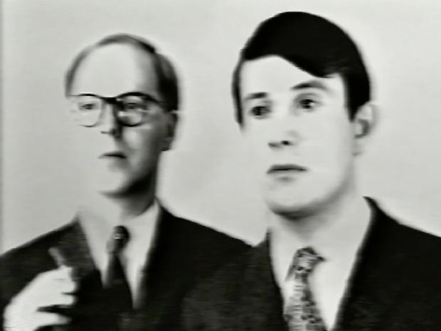 Still from A Portrait of the Artists as Young Men (1972) by Gilbert & George