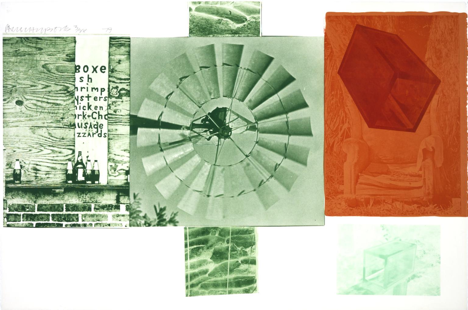 Robert Rauschenberg, 'Glacial Decoy Series (Lithograph I)' 1979