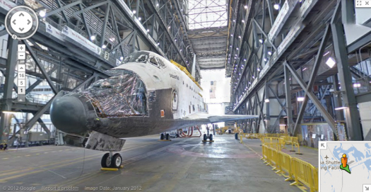 Google Street View Kennedy Space Center
