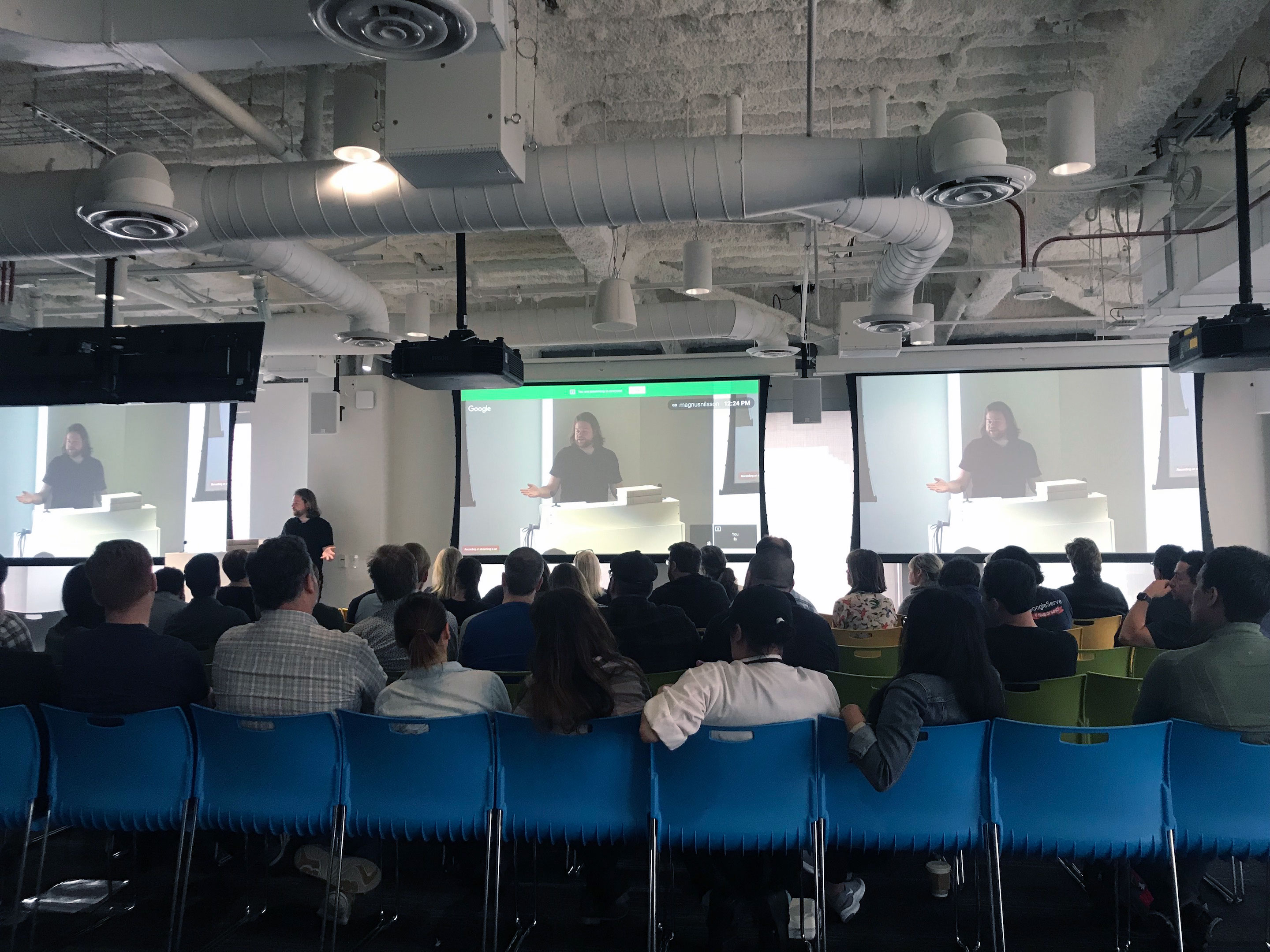 Nilsson's talk at Google's San Francisco offices