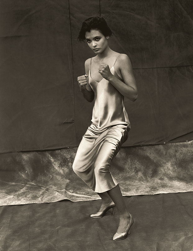 Bruce Weber: Taliso Soto (Anne Klein); hair, Dider Malige; makeup, Mariella Smith-Masters; USA 1982