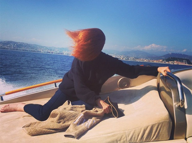 Grace Coddington, 2015. Image courtesy of Grace's Instagram account