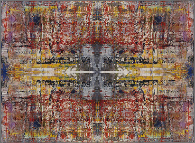 Gerhard Richter Musa, 2009 Jacquard woven tapestry 108 11/16 x 148 13/16 inches, (276 x 378 cm Edition 4/8 + 2AP. Image courtesy of the Flag Art Foundation